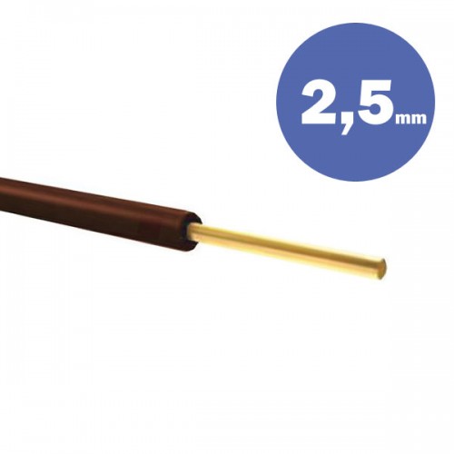 Καλώδιο NYA ΗΟ7V-U 1Χ2.5MM2 - Eurolamp