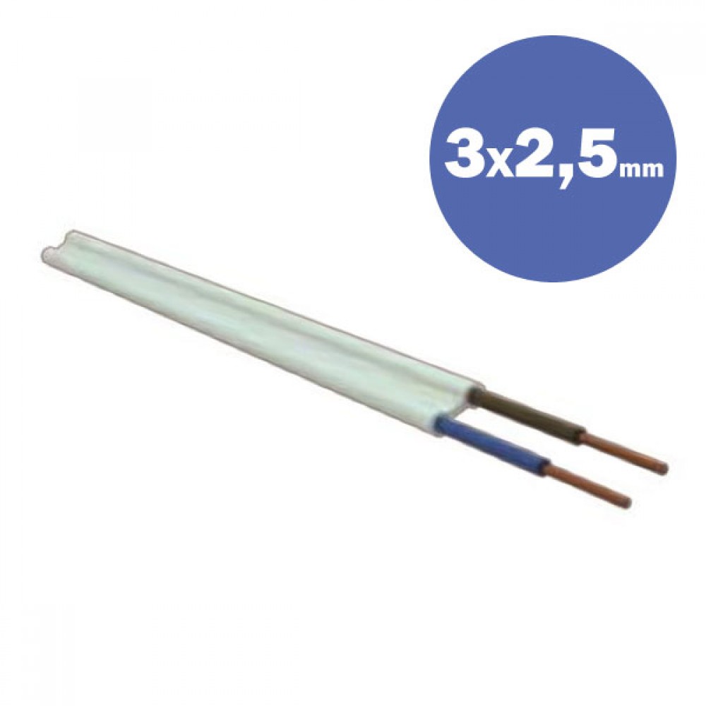 Καλώδιο Πλακέ NYΙIFY-R 3Χ2,5MM2 - Eurolamp