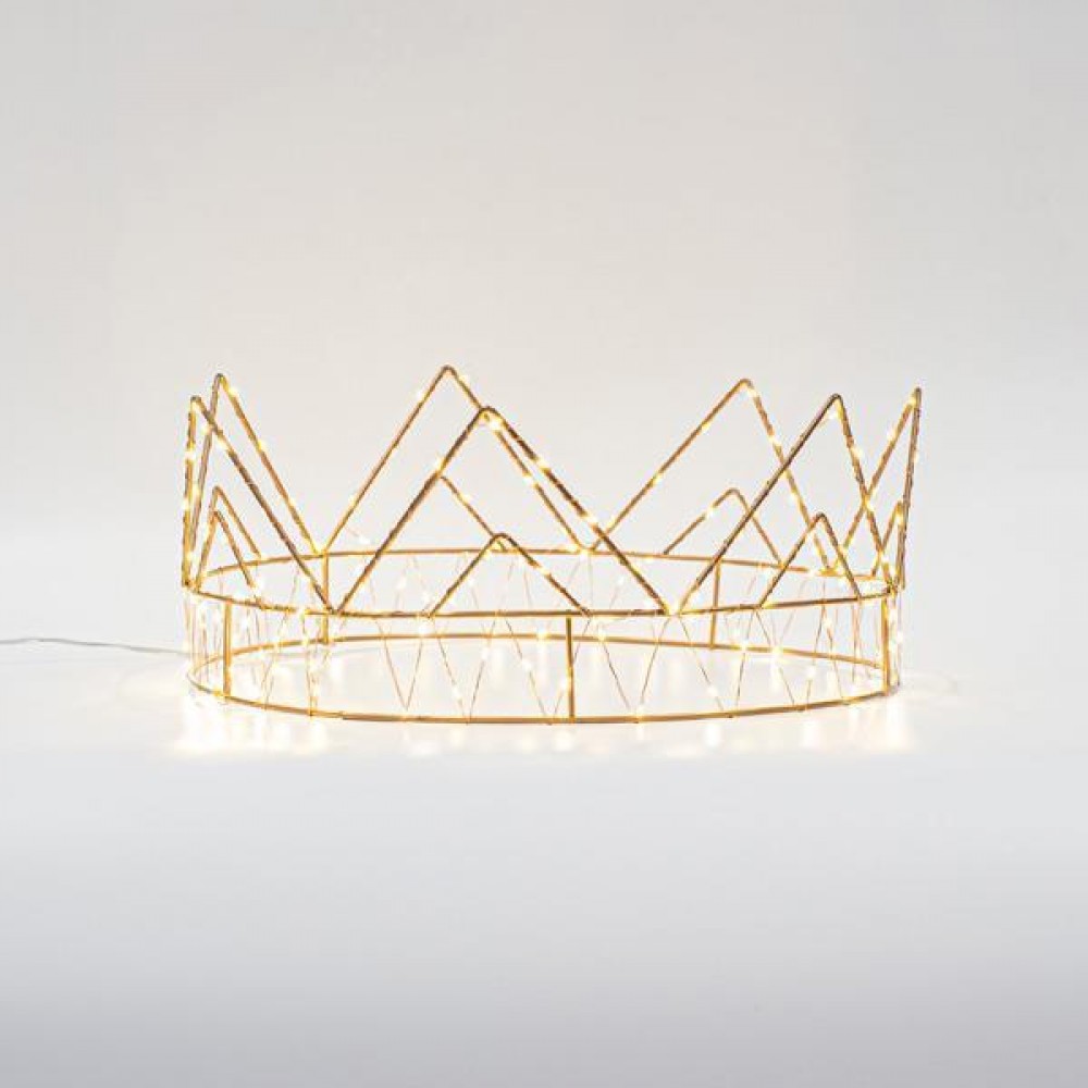 ΜΠΡΟΝΖΕ ΚΟΡΩΝΑ ΦΩΤΙΖΟΜΕΝΗ 40Χ14.5, 160 ΜΙΝΙ LED, ΜΕ ΜΕΤΑΣΧΗΜΑΤΙΣΤΗ, ΜΠΡΟΝΖΕ ΧΑΛΚΙΝΟ ΚΑΛΩΔΙΟ, ΘΕΡΜΟ ΛΕΥΚΟ LED, ΠΡΟΕΚΤΑΣΗ ΠΑΡΟΧΗΣ 3M, IP44 Magic Christmas