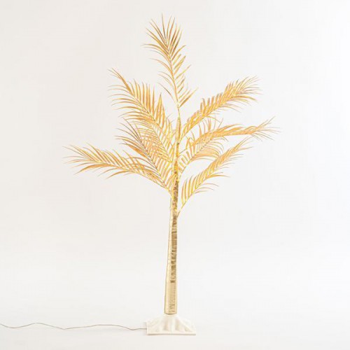 ΧΡΥΣΟ ΔΕΝΤΡΟ ΦΤΕΡΗ 1,2m, ΜΕΤΑΣΧΗΜΑΤΙΣΤΗΣ, 80 ΘΕΡΜΑ ΛΕΥΚΑ MINI LED, ΠΡΟΕΚΤΑΣΗ ΠΑΡΟΧΗΣ 3m, IP44 Magic Christmas