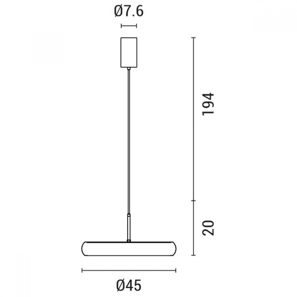 ARTE ILLUMINA ΦΩΤΙΣΤΙΚΟ ΚΡΕΜΑΣΤΟ LED 30W ΜΑΥΡΟ 3CCT - EUROLAMP