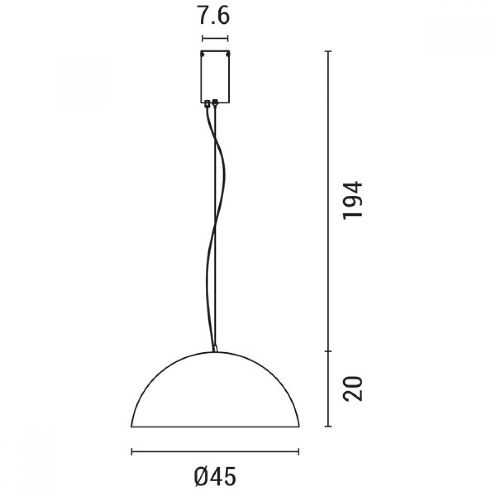 ARTE ILLUMINA ΦΩΤΙΣΤΙΚΟ ΚΡΕΜΑΣΤΟ LED 30W ΜΑΥΡΟ - EUROLAMP