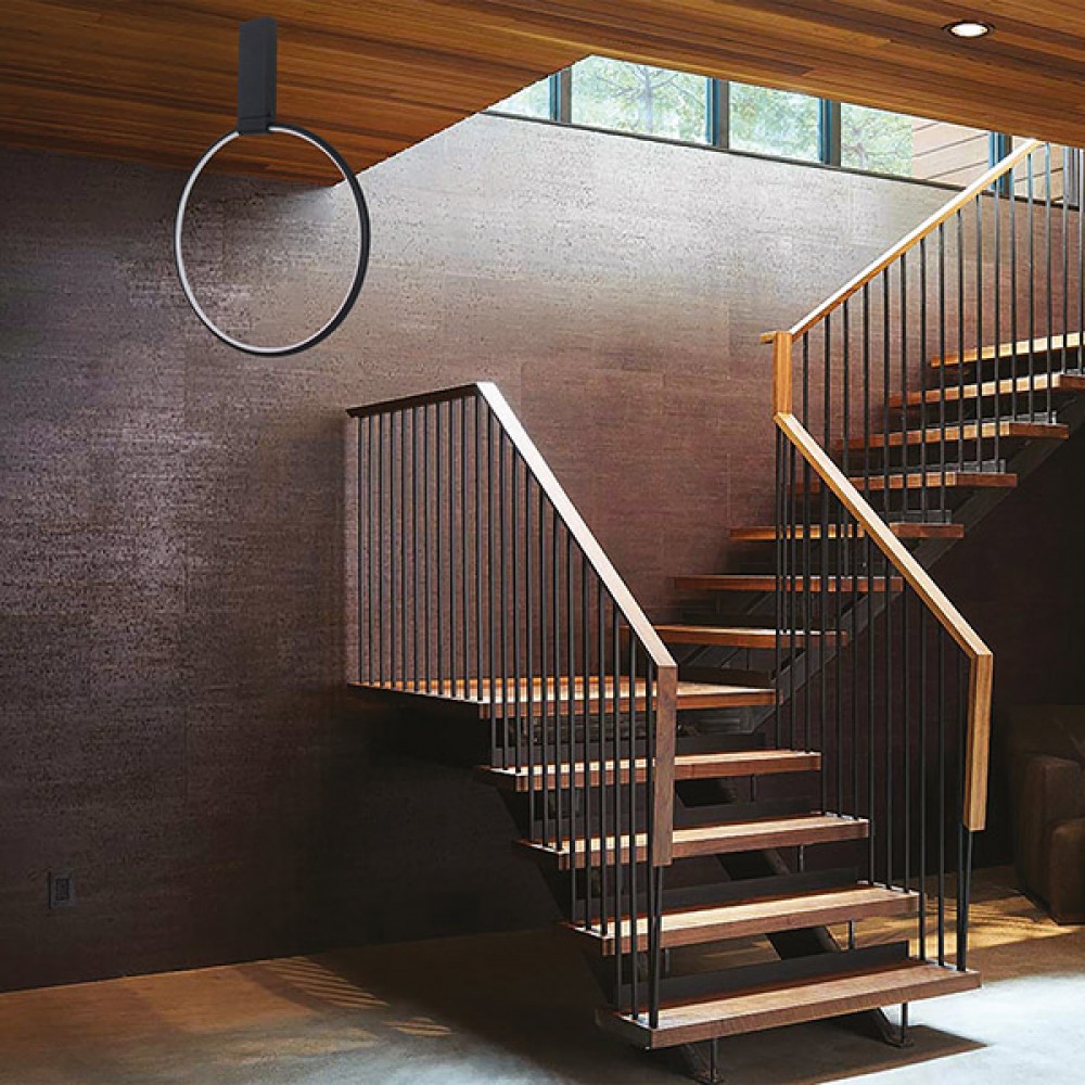 ARTE ILLUMINA ΦΩΤΙΣΤΙΚΟ ΚΡΕΜΑΣΤΟ LED 32W ΜΑΥΡΟ - EUROLAMP