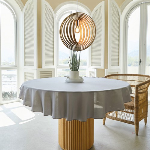 ARTE ILLUMINA ΦΩΤΙΣΤΙΚΟ ΚΡΕΜΑΣΤΟ ΜΟΝΟΦΩΤΟ Ε27 D400*H400 ΞΥΛΙΝΟ - EUROLAMP