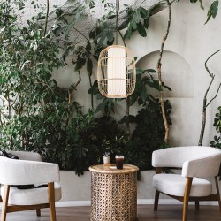 ARTE ILLUMINA ΦΩΤΙΣΤΙΚΟ ΚΡΕΜΑΣΤΟ ΜΟΝΟΦΩΤΟ Ε27 D305*H405 ΜΠΑΜΠΟΥ - EUROLAMP