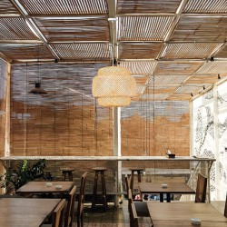 ARTE ILLUMINA ΦΩΤΙΣΤΙΚΟ ΚΡΕΜΑΣΤΟ ΜΟΝΟΦΩΤΟ Ε27 MAX 60W Ø480X500 BAMBOO - EUROLAMP