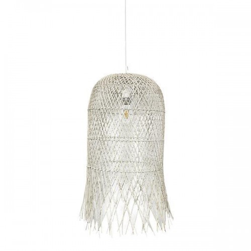 ARTE ILLUMINA ΦΩΤΙΣΤΙΚΟ ΚΡΕΜΑΣΤΟ ΜΟΝΟΦΩΤΟ Ε27 MAX 60W 330X610MM RATTAN ΛΕΥΚΟ - EUROLAMP