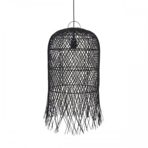 ARTE ILLUMINA ΦΩΤΙΣΤΙΚΟ ΚΡΕΜΑΣΤΟ ΜΟΝΟΦΩΤΟ Ε27 MAX 60W H610*D330MMRATTAN ΜΑΥΡΟ - EUROLAMP