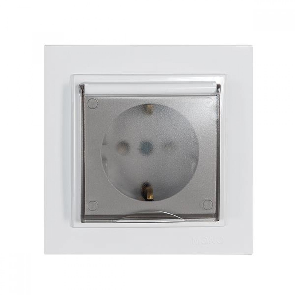 ΠΡΙΖΑ ΣΟΥΚΟ ΚΑΠΑΚΙ 16A ΜΕ ΠΑΙΔΙΚΗ ΠΡΟΣΤΑΣΙΑ ΛΕΥΚΗ EUROLAMP