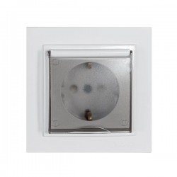 ΠΡΙΖΑ ΣΟΥΚΟ ΚΑΠΑΚΙ 16A ΜΕ ΠΑΙΔΙΚΗ ΠΡΟΣΤΑΣΙΑ ΛΕΥΚΗ EUROLAMP