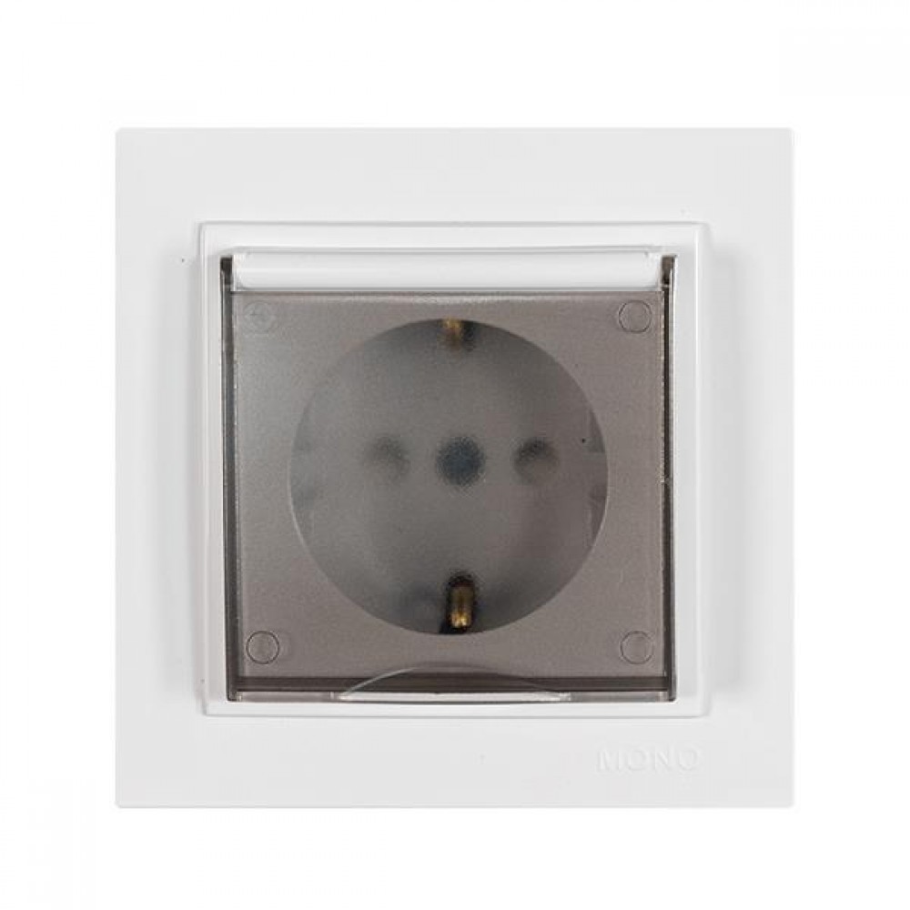 ΠΡΙΖΑ ΣΟΥΚΟ ΚΑΠΑΚΙ 16A ΛΕΥΚΗ ΚΟΥΜΠΩΤΟΣ ΜΕ ΠΑΙΔΙΚΗ ΠΡΟΣΤΑΣΙΑ ΛΕΥΚΗ EUROLAMP