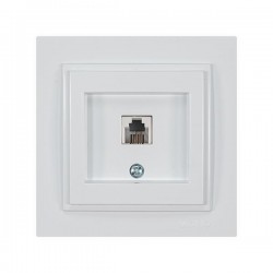 ΠΡΙΖΑ ΤΗΛΕΦΩΝΟΥ MONH RJ 11 ΛΕΥΚΗ EUROLAMP