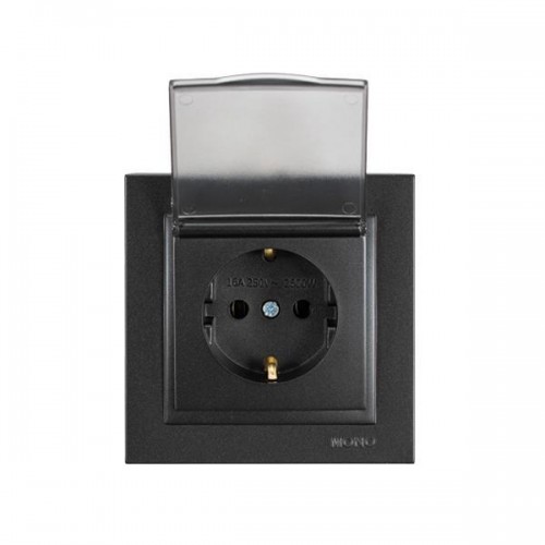 ΠΡΙΖΑ ΣΟΥΚΟ ΚΑΠΑΚΙ 16A ΜΑΥΡΟ EUROLAMP