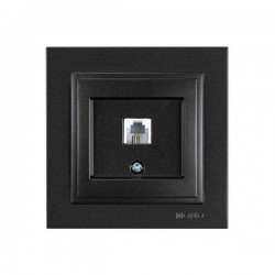 ΠΡΙΖΑ ΤΗΛΕΦΩΝΟΥ MONH RJ 11 ΜΑΥΡΟ EUROLAMP