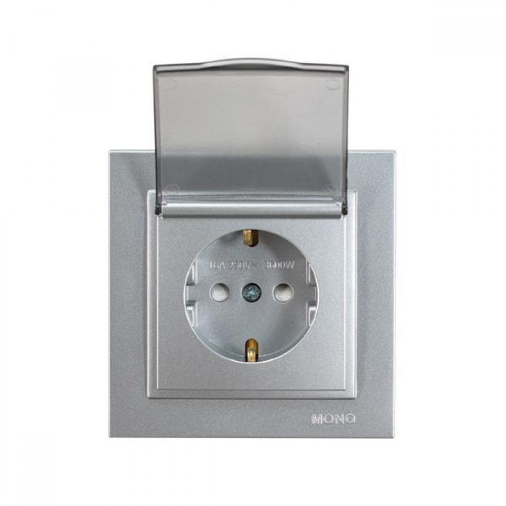 ΠΡΙΖΑ ΣΟΥΚΟ ΚΑΠΑΚΙ 16A ΑΛΟΥΜΙΝΙΟ ΜΕ ΠΑΙΔΙΚΗ ΠΡΟΣΤΑΣΙΑ ΑΣΗΜΙ EUROLAMP