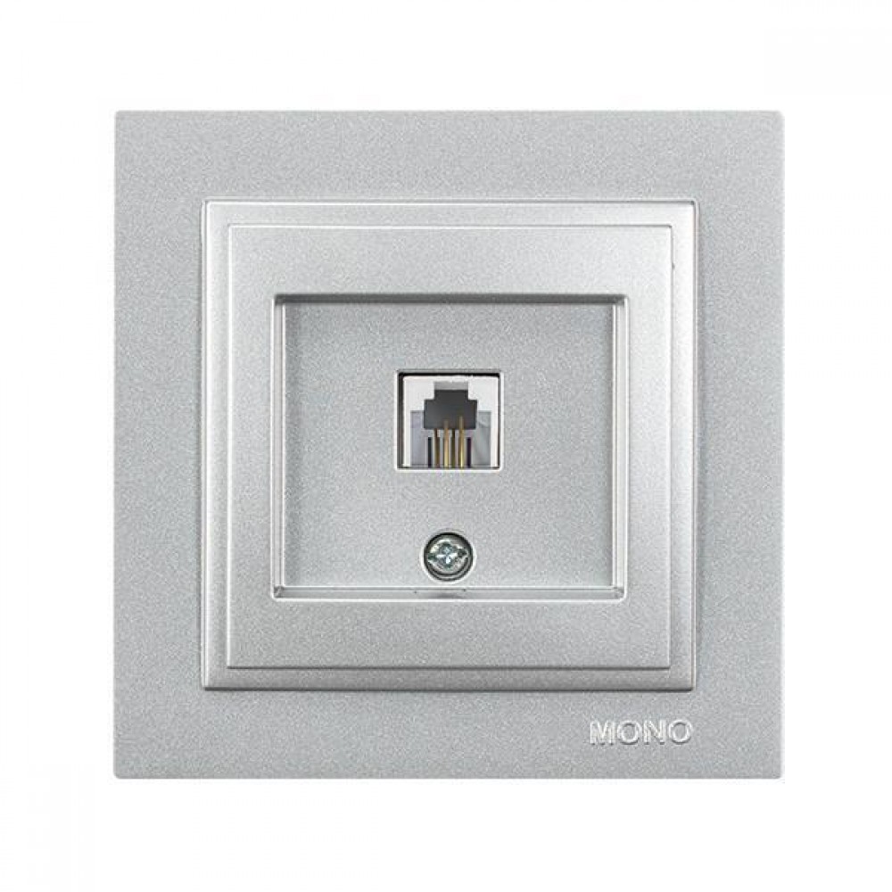 ΠΡΙΖΑ ΤΗΛΕΦΩΝΟΥ MONH RJ 11 ΑΣΗΜΙ EUROLAMP