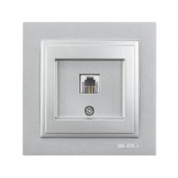 ΠΡΙΖΑ ΤΗΛΕΦΩΝΟΥ MONH RJ 11 ΑΣΗΜΙ EUROLAMP