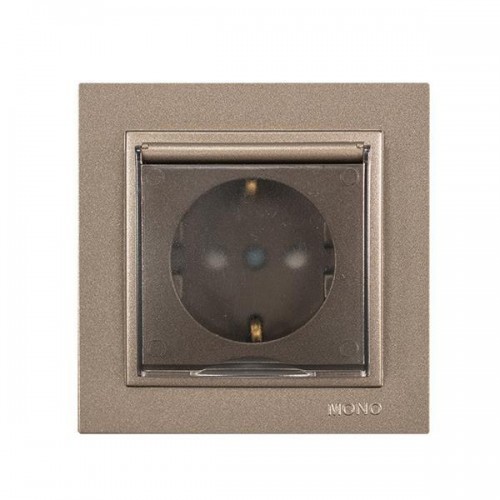 ΠΡΙΖΑ ΣΟΥΚΟ ΚΑΠΑΚΙ 16A ΛΕΥΚΗ ΚΟΥΜΠΩΤΟΣ ΜΕ ΠΑΙΔΙΚΗ ΠΡΟΣΤΑΣΙΑ LIGHT FUME EUROLAMP