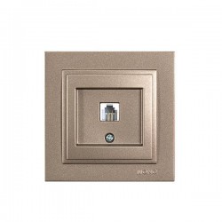 ΠΡΙΖΑ ΤΗΛΕΦΩΝΟΥ MONH RJ 11 LIGHT FUME EUROLAMP