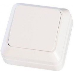 Διακόπτης Εξωτερικός A/R ΜΙΝΙ Λευκός ΙΡ20 - Eurolamp