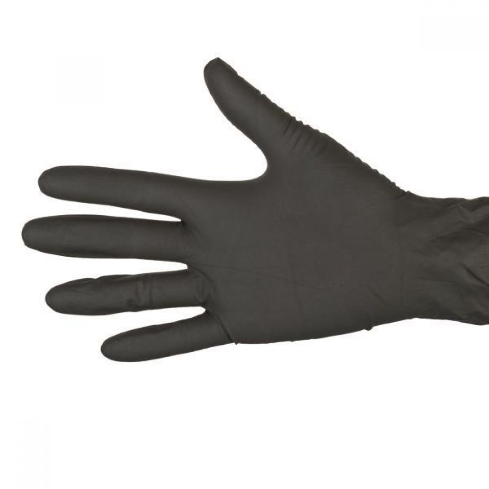 ΓΑΝΤΙΑ ΒΙΝΙΤΡΥΛΙΟ ΣΥΝΘΕΤΙΚΑ ΜΙΑΣ ΧΡΗΣΗΣ ΧΩΡΙΣ ΠΟΥΔΡΑ ΜΑΥΡΑ ΜΕΓΕΘΟΣ M 100ΤΕΜ