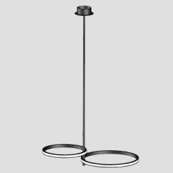 ΦΩΤΙΣΤΙΚΟ ΚΡΕΜΑΣΤΟ 2ΦΩΤΟ LED 30W 600X360X250 ΜΑΥΡΟ - EUROLAMP