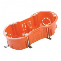 Κυτίο Γυψοσανίδας Διπλό - Eurolamp