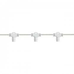 DIY, ΛΕΥΚΟ ΚΑΛΩΔΙΟ ΚΑΟΥΤΣΟΥΚ, ΓΙΑ ΚΟΥΡΤΙΝΑ, 6 ΚΑΘΕΤΟΙ ΚΟΝΕΚΤΟΡΕΣ, ΜΕ ΕΠΕΚΤΑΣΗ, 0,70m, ΙΡ65