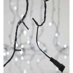 300 LED Σε Σειρά Με Επέκταση Και Πράσινο Καλώδιο Αδιάβροχα IP44 Λευκό 7500-8500K Magic Christmas