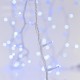 100 LED Σε Σειρά Με Επέκταση Και Διάφανο Καλώδιο Αδιάβροχα IP44 Μπλε Magic Christmas
