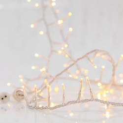 800 LED Σε Σειρά Με Επέκταση Και Διάφανο Καλώδιο Αδιάβροχα IP44 Θερμό Λευκό 2200-2300K Magic Christmas