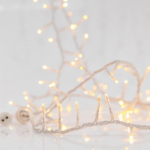 800 LED Σε Σειρά Με Επέκταση Και Διάφανο Καλώδιο Αδιάβροχα IP44 Θερμό Λευκό 2200-2300K Magic Christmas