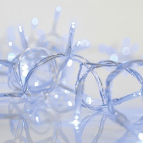 ΚΟΥΡΤΙΝΑ, 240 LED 3mm, 36V, ΕΠΕΚΤΑΣΗ ΕΩΣ 3, 200x100cm, ΔΙΑΦΑΝΟ ΚΑΛΩΔΙΟ, ΜΠΛΕ LED, ΙΡ44