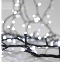 1200 LED Σε Σειρά Σταθερά Με Πράσινο Καλώδιο Αδιάβροχα IP44 Λευκό 7500K Magic Christmas