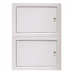 Πίνακας Χωνευτός Γυψοσανίδας 2 Σειράς 24 Θέσεων IP65 (990.24.CG) Λευκός - Marlanvil