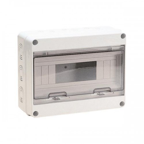 Πίνακας Εξωτερικός Με Πόρτα 12 Θέσεων IP65 (92.12) Γκρι - Marlanvil