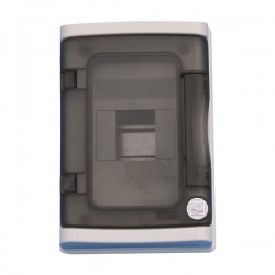 Πίνακας Εξωτερικός Με Πόρτα 4 Θέσεων IP65 (940.04) Γκρι - Marlanvil