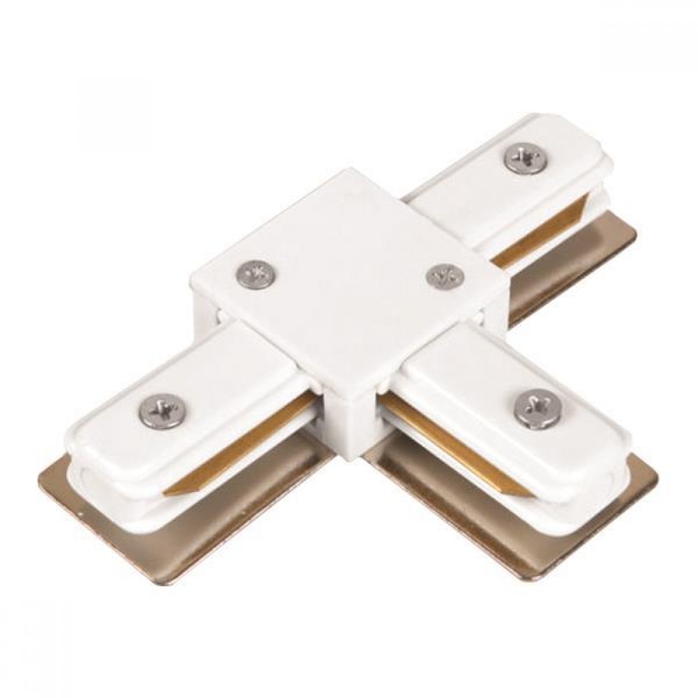 Σύνδεσμος ΤΑΦ Μονοφασικής Ράγας 2 Καλωδίων Λευκός ή Μαύρος Eurolamp