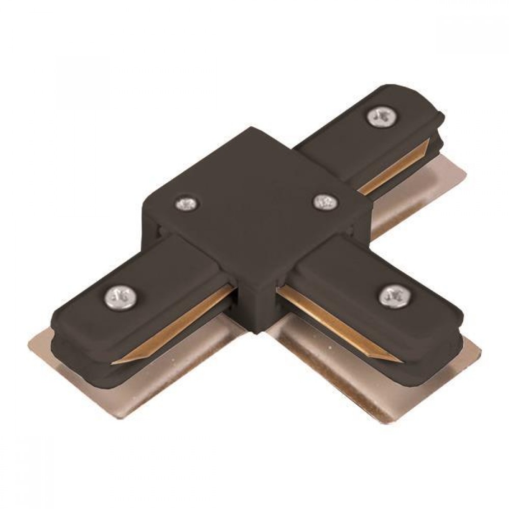 Σύνδεσμος ΤΑΦ Μονοφασικής Ράγας 2 Καλωδίων Λευκός ή Μαύρος Eurolamp