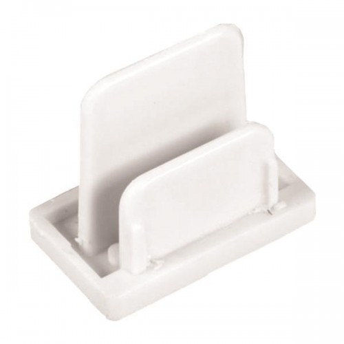 Τερματικό Μονοφασικής Ράγας 2 Καλωδίων Λευκό ή Μαύρο Eurolamp