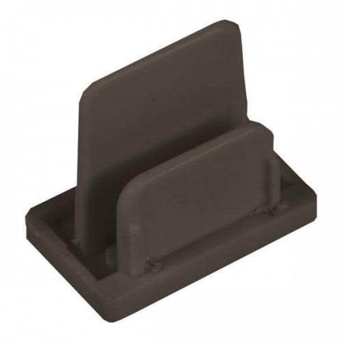 Τερματικό Μονοφασικής Ράγας 2 Καλωδίων Λευκό ή Μαύρο Eurolamp