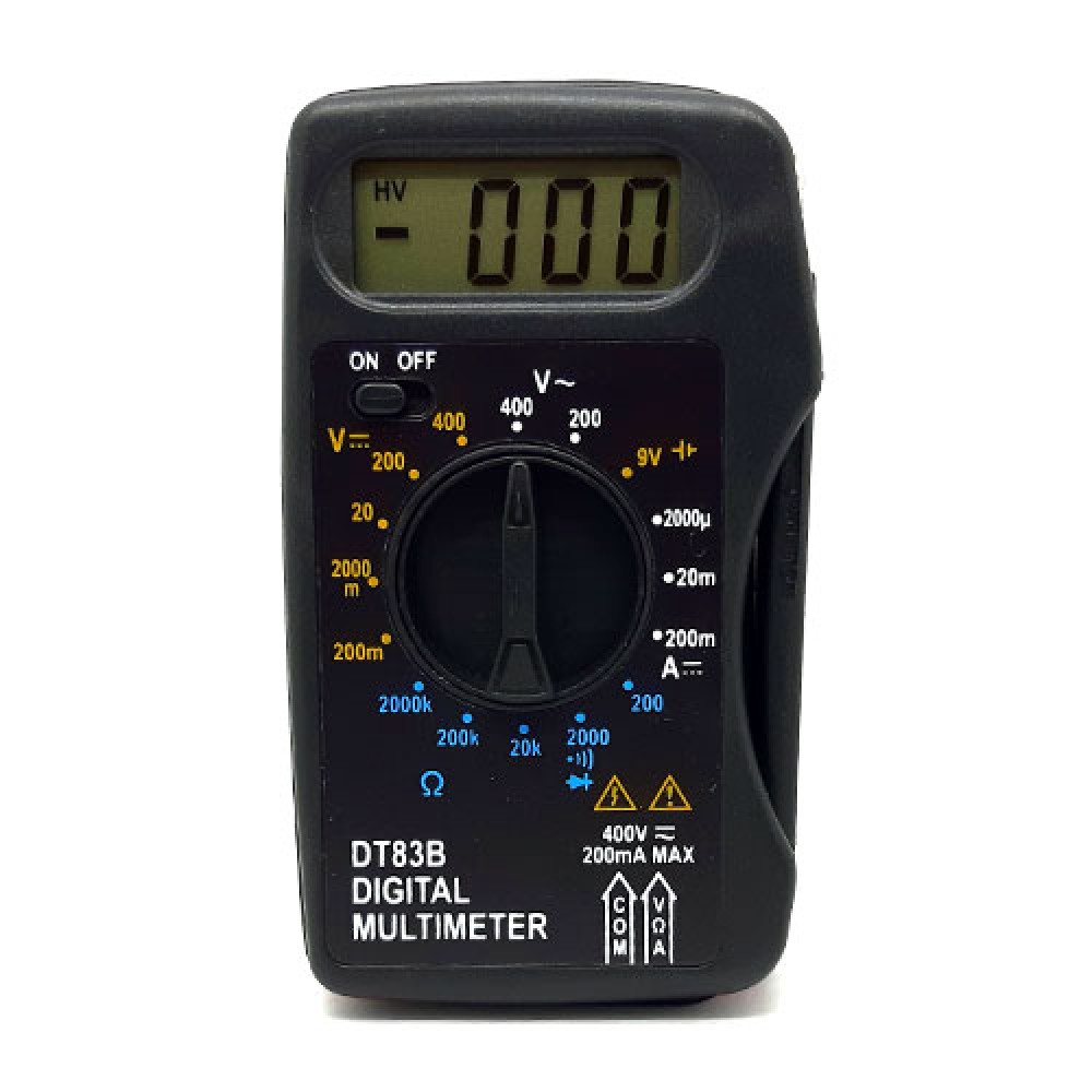 Πολύμετρο Ψηφιακό Τσέπης DT-83B - Eurolamp