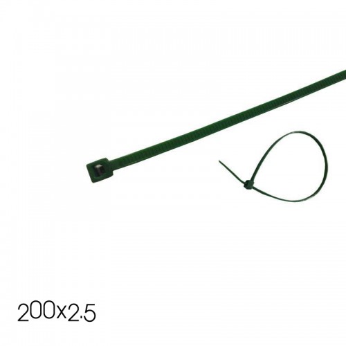 Δεματικά Καλωδίων 200X2.5 Πράσινα Eurolamp
