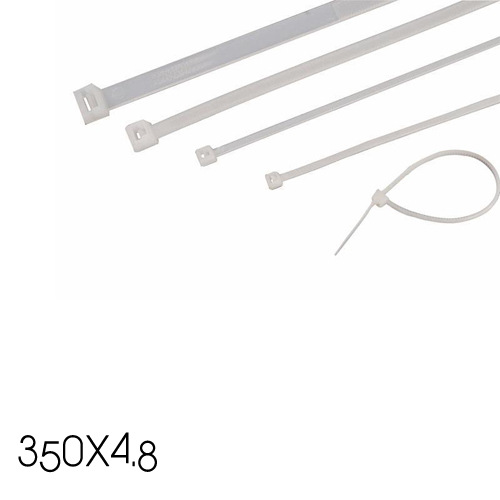 Δεματικά Καλωδίων 350X4.8 Λευκά ή Μαύρα Eurolamp