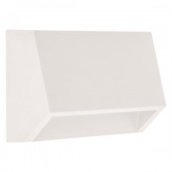 LED Φωτιστικό Τοίχου Slim 3W IP65 Σε Λευκό 16x7cm Eurolamp