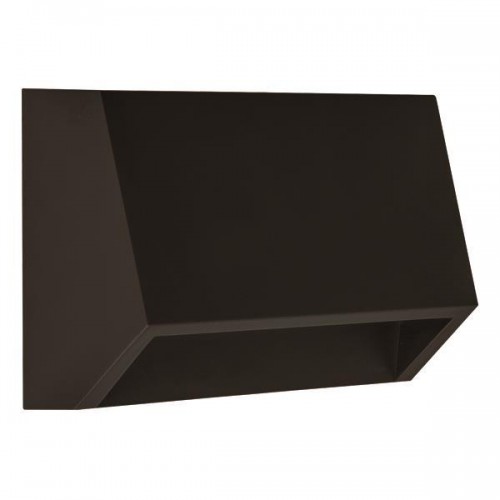 LED Φωτιστικό Τοίχου Slim 3W IP65 Σε Μαύρο 16x7cm Eurolamp