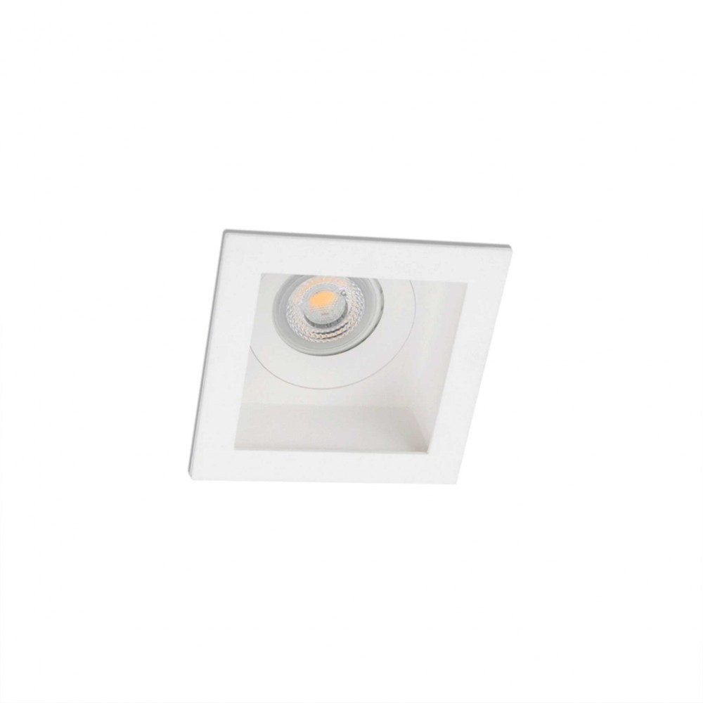 Χωνευτό Σποτ Τετράγωνο Λευκό IP44 1xGU10 MOIST - FARO