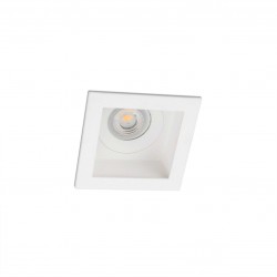 Χωνευτό Σποτ Τετράγωνο Λευκό IP44 1xGU10 MOIST - FARO