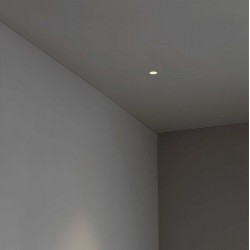 LED Χωνευτό Σποτ Στρογγυλό Μαύρο Trimless 5W FOX - FARO