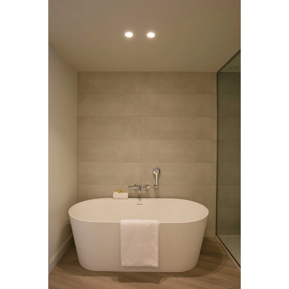 Χωνευτό Σποτ Στρογγυλό Λευκό IP44 1xGU10 FRESH - FARO